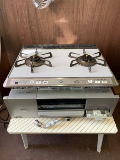 235☆ リンナイ　ビルトイン　ガスコンロ　LPガス用　中古品