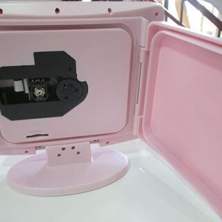 ワンセグ防水ポータブルDVDプレーヤー 7インチ リモコン付き BEX BWDO-710PK お風呂 テレビ CD 札幌市東区 新道東店の画像