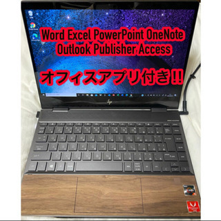 新古品　オフィスアプリ全て付いてます　hp envy x360 ...
