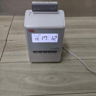 MAX マックス タイムレコーダー ER-110S 5W 電波時...