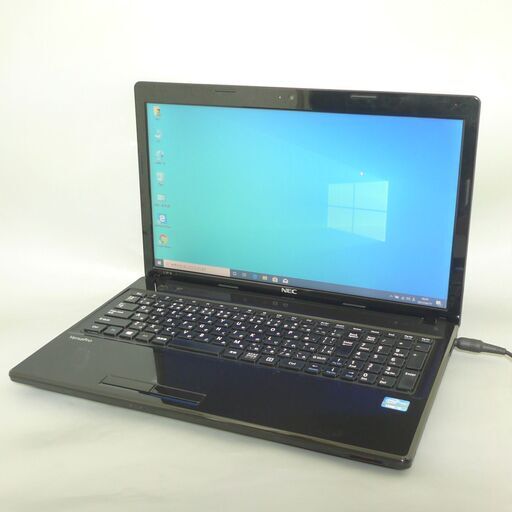 送料無料 1台限定 ノートパソコン 中古良品 15.6型 NEC VJ24LF-G 第3世代Core i3 4GB 500G Wi-Fi カメラ DVDマルチ Windows10 LibreOffice