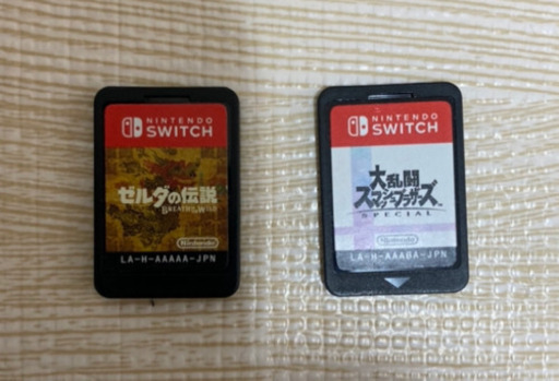 ニンテンドースイッチソフト大乱闘スマッシュブラザーズ　ゼルダの伝説ブレスオブザワイルド2本セット