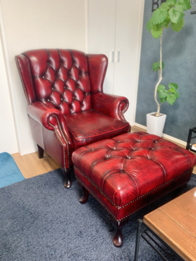 ソファー1人がけ用(スツール付き)