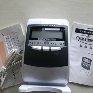 タイムレコーダー　新品未使用の画像