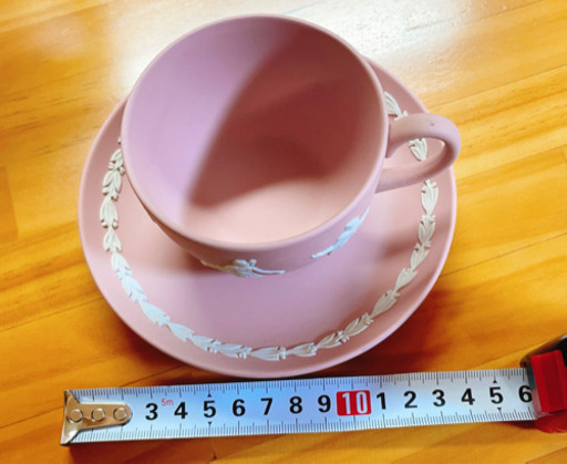 新品未使用✨ウエッジウッド☕️希少なピンクのペアカップアンドソーサー
