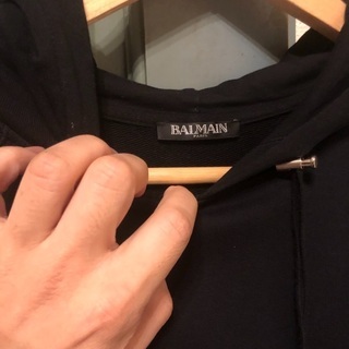 確実正規品　定価8万円バルマンロゴパーカーの画像
