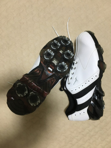 新品ミズノゴルフシューズ　24.5