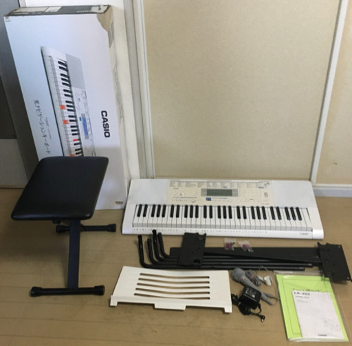 カシオCASIO 電子キーボード LK-222 ⭐︎美品 フルセット