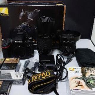 Nikon　ニコン　D750 24-120 70-300 ダブル...