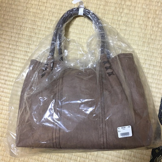 【値下げ】レザー風トートバッグ 未使用品の画像