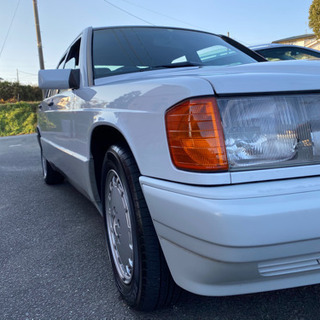 車検2年付 価格高騰中 メルセデスベンツW201 190D ディーゼル車 程度上の希少車 タイヤ４本新品の画像