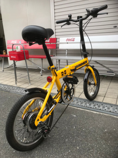HUMMER  ハマー　折りたたみ自転車 シマノ(6段変速)ライト付き！
