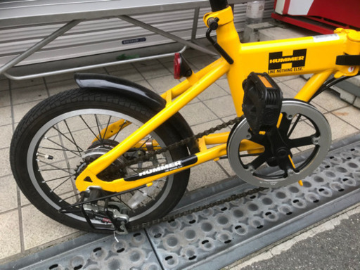 HUMMER  ハマー　折りたたみ自転車 シマノ(6段変速)ライト付き！