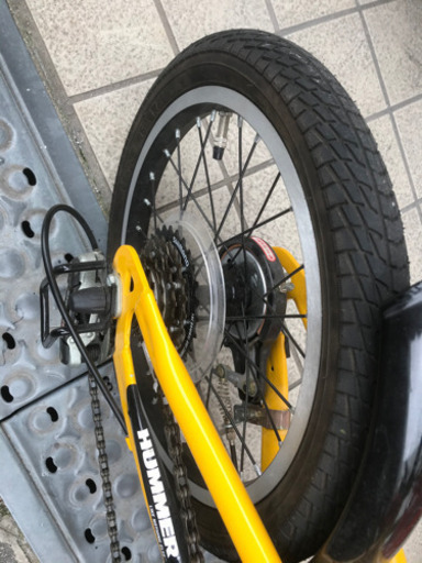 HUMMER  ハマー　折りたたみ自転車 シマノ(6段変速)ライト付き！