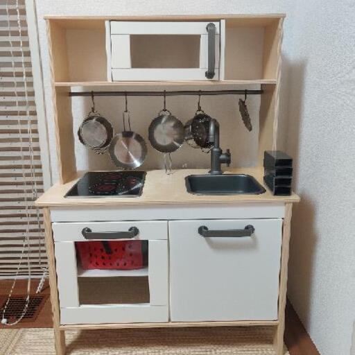 イケア IKEA　DUKTIG ドゥクティグ　おままごとキッチン\n＋　調理器具5点セット
