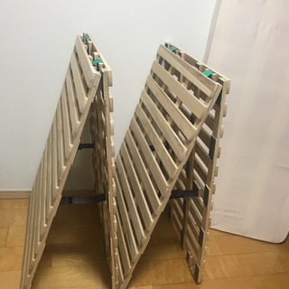 ニトリすのこダブルサイズマットレス付き