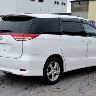 ACR55W トヨタ エスティマ 切替4WD 特別仕様車　車検満タン2年付　HDDナビ/フルセグTV/DVD/バックカメラ　両側パワースライドドア　HID　エンジンスターター　タイミングチェーン　夏冬タイヤ　寒冷地仕様車　北海道/旭川　４２８,０００円！！の画像