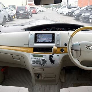 ACR55W トヨタ エスティマ 切替4WD 特別仕様車　車検満タン2年付　HDDナビ/フルセグTV/DVD/バックカメラ　両側パワースライドドア　HID　エンジンスターター　タイミングチェーン　夏冬タイヤ　寒冷地仕様車　北海道/旭川　４２８,０００円！！の画像