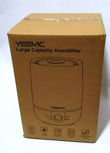 【新品】YISSVIC 加湿器【4L大容量】