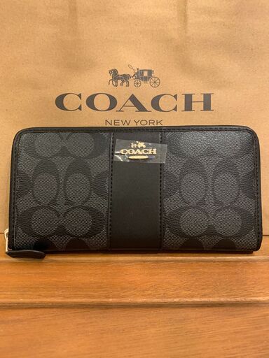 【COACH】  新品正規品 　長財布  ブラック