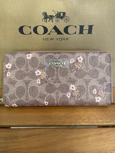 【COACH】  新品正規品 長財布  花柄