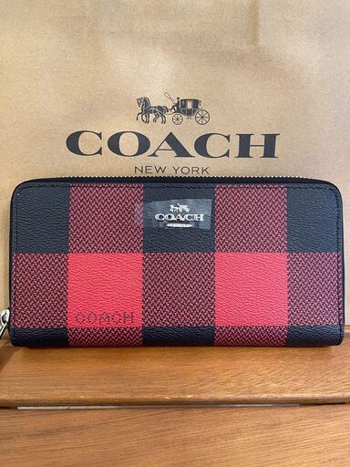 【COACH】  新品正規品 長財布 レッド