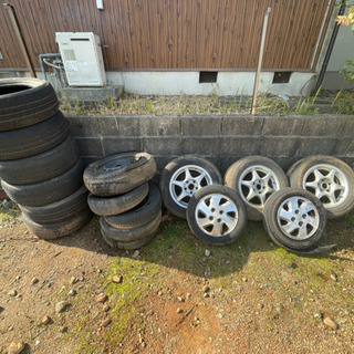 今日 明日 可！アルミと廃タイヤ 