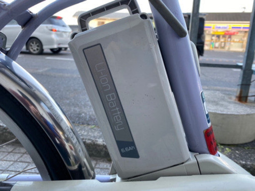 【中古電動自転車】パナソニック　リチュウムビビ 20インチ  バッテリー、リヤタイヤ新品❗️若林自転車　唐崎SALE中❗️