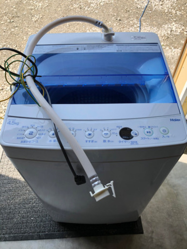 ハイアール　全自動洗濯機　4.5kg JW-C45FK 2019年製