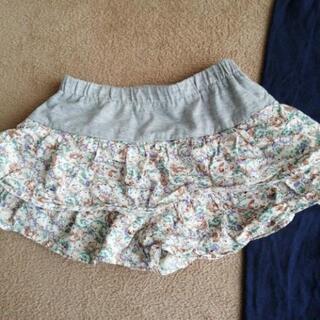 サイズ90 レギンス、ふりふりキュロット２枚セット　の画像