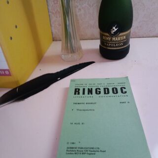 超希少！Derwent社RINGDOC冊子