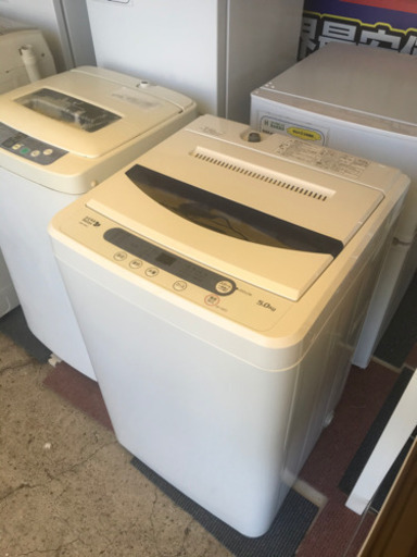 【リサイクルサービス八光　田上店　安心の3か月保証　配達・設置OK】ヤマダ電機オリジナル　全自動電気洗濯機　(5.0kg) HerbRelax YWM-T50A1