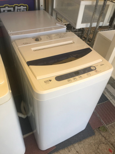 【リサイクルサービス八光　田上店　安心の3か月保証　配達・設置OK】ヤマダ電機オリジナル　全自動電気洗濯機　(5.0kg) HerbRelax YWM-T50A1