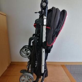 ハイシート!　大容量♪ベビーカー　グレコ　シティカーゴ　黒
