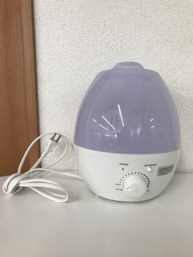動作確認済み。ニトリ　超音波式加湿器　NTR2003 ホワイト・2017年製