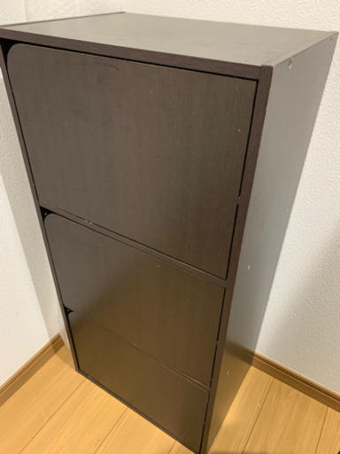 カラーボックス3段　売ります‼️ 中古