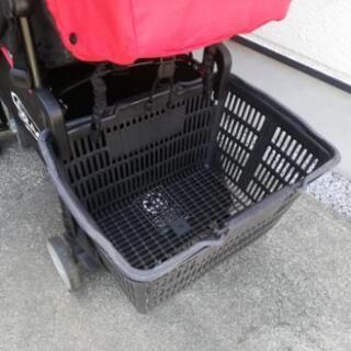ベビーカー 荷物が沢山載る！買い物かごが載る！グレコ シティカーゴプレミア + レインカバー + シートライナーの画像