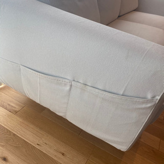 IKEA 3人掛けソファ　ライトグレーの画像