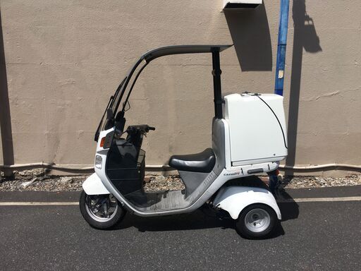 【お取り引き完了】ホンダ ジャイロキャノピー 不動車 ミニカー登録対応済み ハンドルバー 前カゴ USB＆シガーソケット T'sBOX付