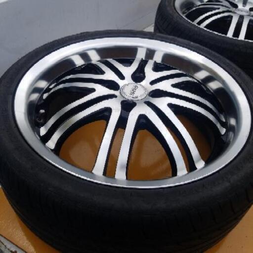 D.D.Sアルミ 205/40R17 　シビック　フィット等青森市のタイヤ、ホイール