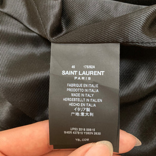 SAINT LAURENT PARIS カシミア混 チェスターコートの画像