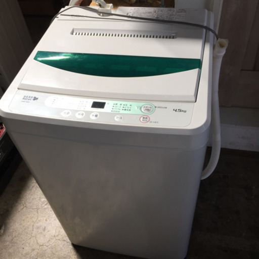 状態良好！ ヤマダ電機 4.5kg 洗濯機 YWM-T45A1 2017年製