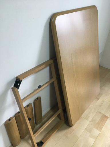 【値下げ】こたつ、テーブル、ヒーター付き、120x75x35