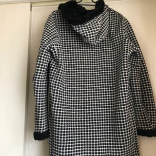 無料UNIQLO千鳥フリースコートの画像
