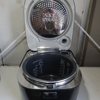 Panasonic スチーム IHジャー炊飯器 SR-SX183 大火力おどり炊き ダイヤモンド竈(かまど)釜 1.8L 1升 ブラック パナソニックの画像