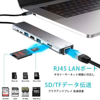 USB 8in1 Type-C ハブ 4K HDMI出力 250...
