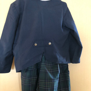 フォーマルスーツ入学式子供冠婚葬祭用120センチ4点セット幼稚園の画像