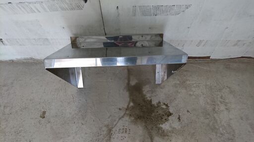 吊棚 ステンレス 業務用 壁掛け 1段 平棚 三角棚 幅45cm 厨房 キッチン 飲食店