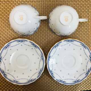 Noritakeノリタケのティーカップ2客の画像