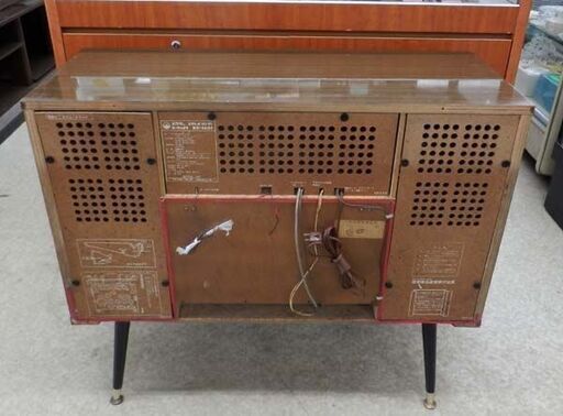 レトロ 一体型オーディオ ビクター ステレオHi-Fi オーディオラ BR-460F ジャンク品 レトロ アンティーク Victor 札幌市西区西野